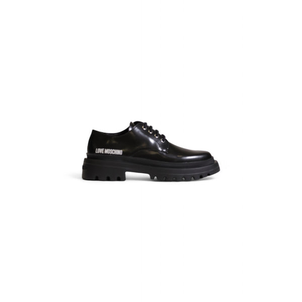 Scarpa Stringata con Logo Donna Nero