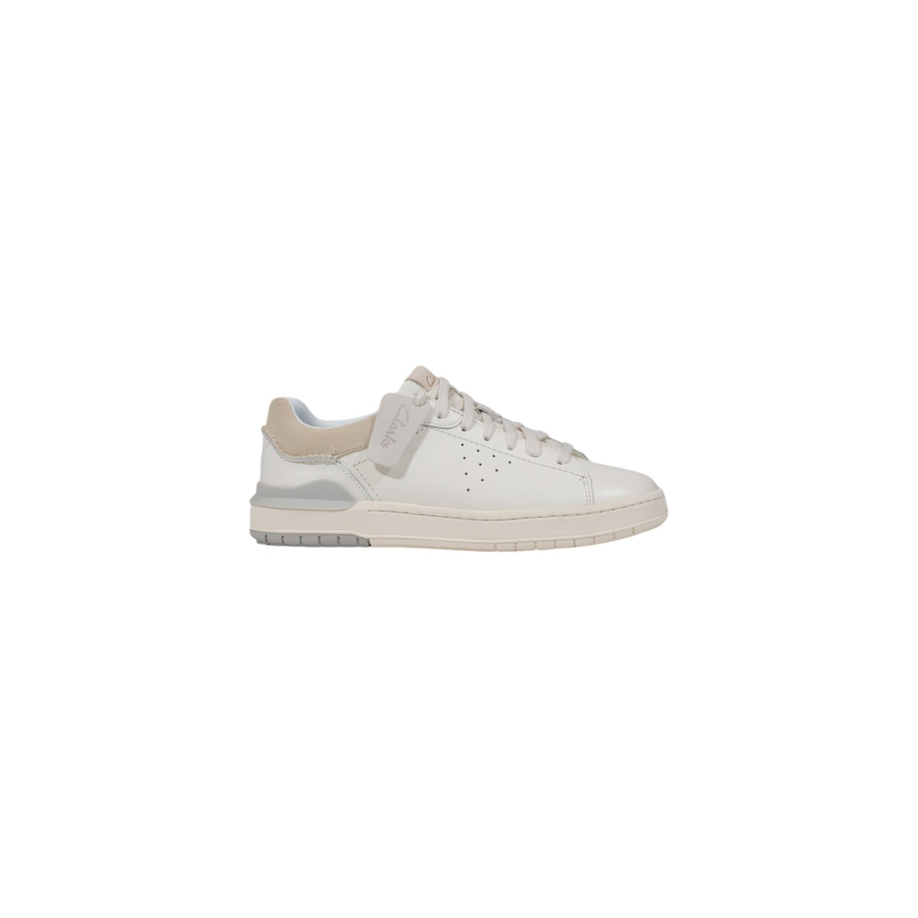 2416595 Clarks Sneakers Bianco Pelle Uomo