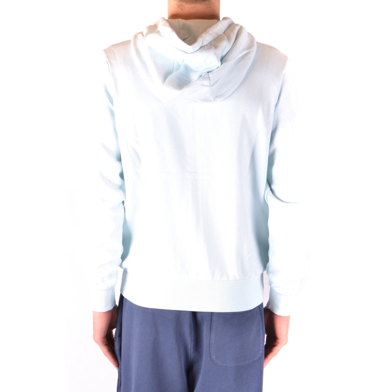 2439904 Sun68 Felpa Blu Cappuccio Cerniera Uomo