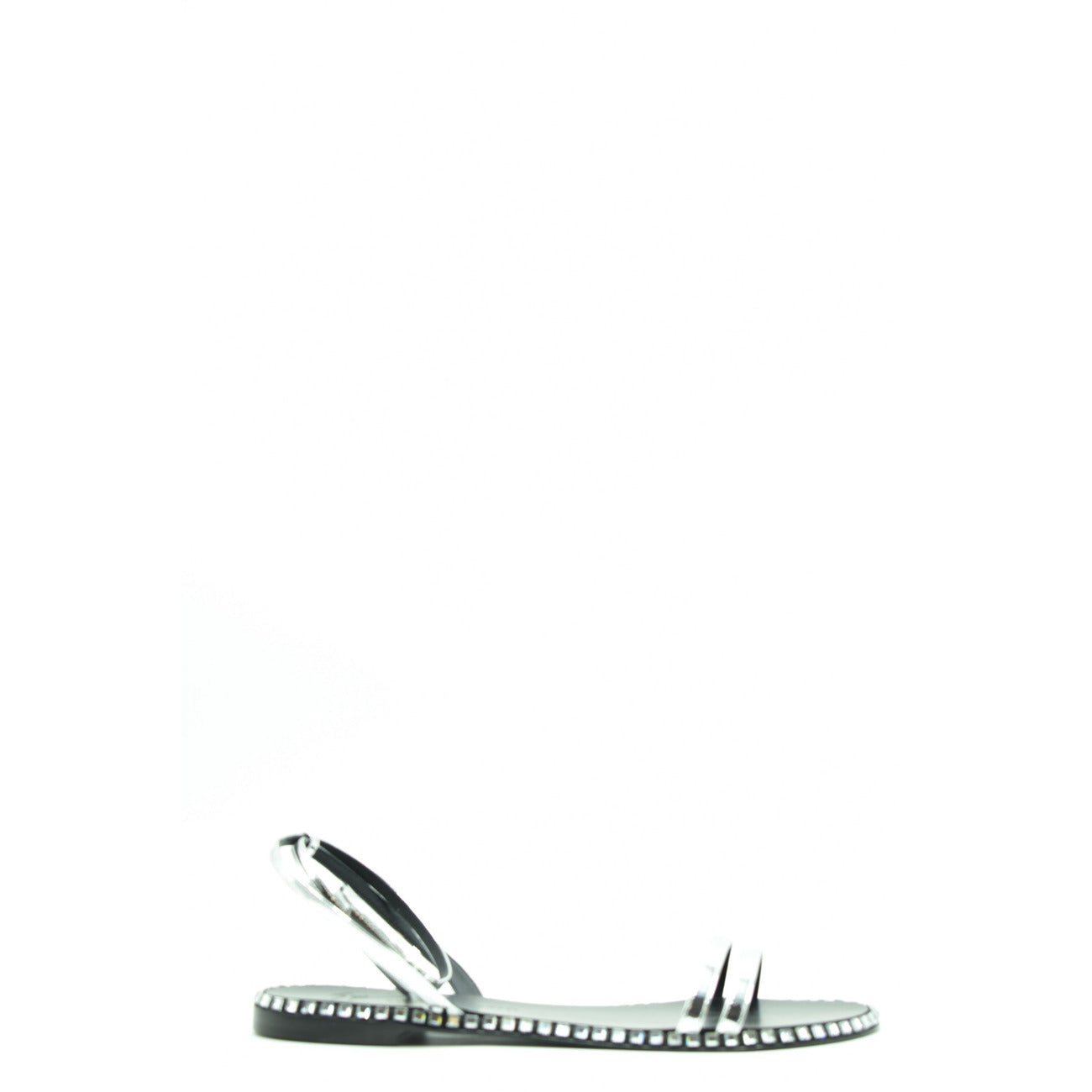 2438510 Giuseppe Zanotti Sandali Neri Pelle Punta Aperta Donna