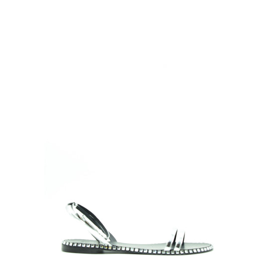 2438510 Giuseppe Zanotti Sandali Neri Pelle Punta Aperta Donna