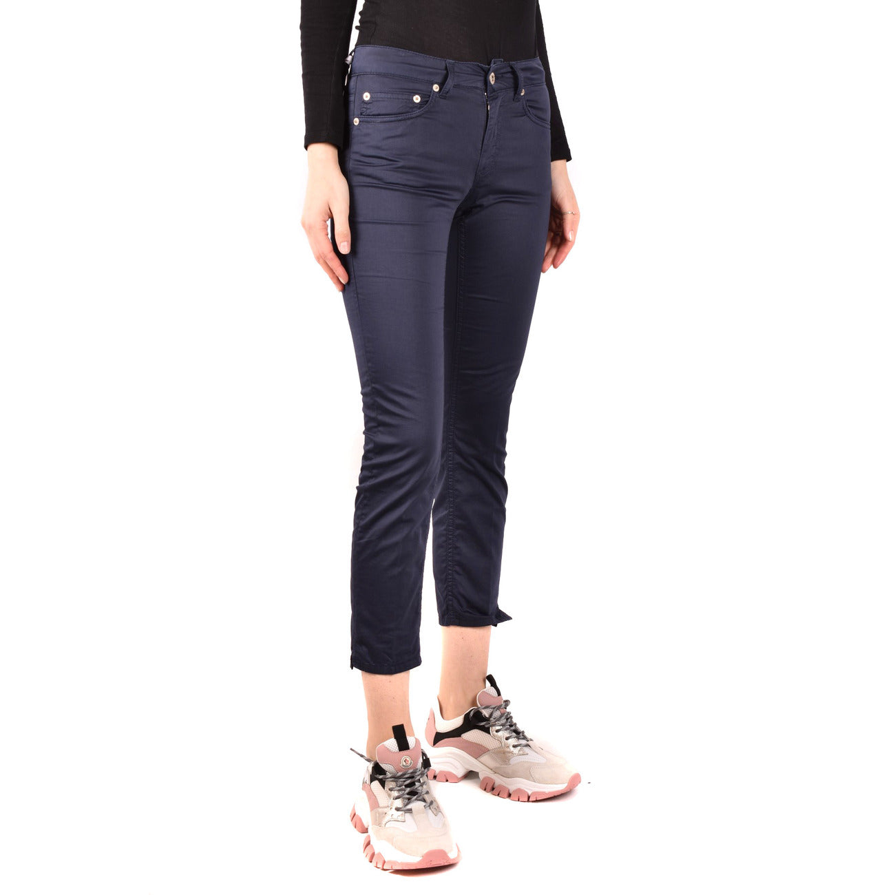 488875 Dondup Pantaloni Blu Donna