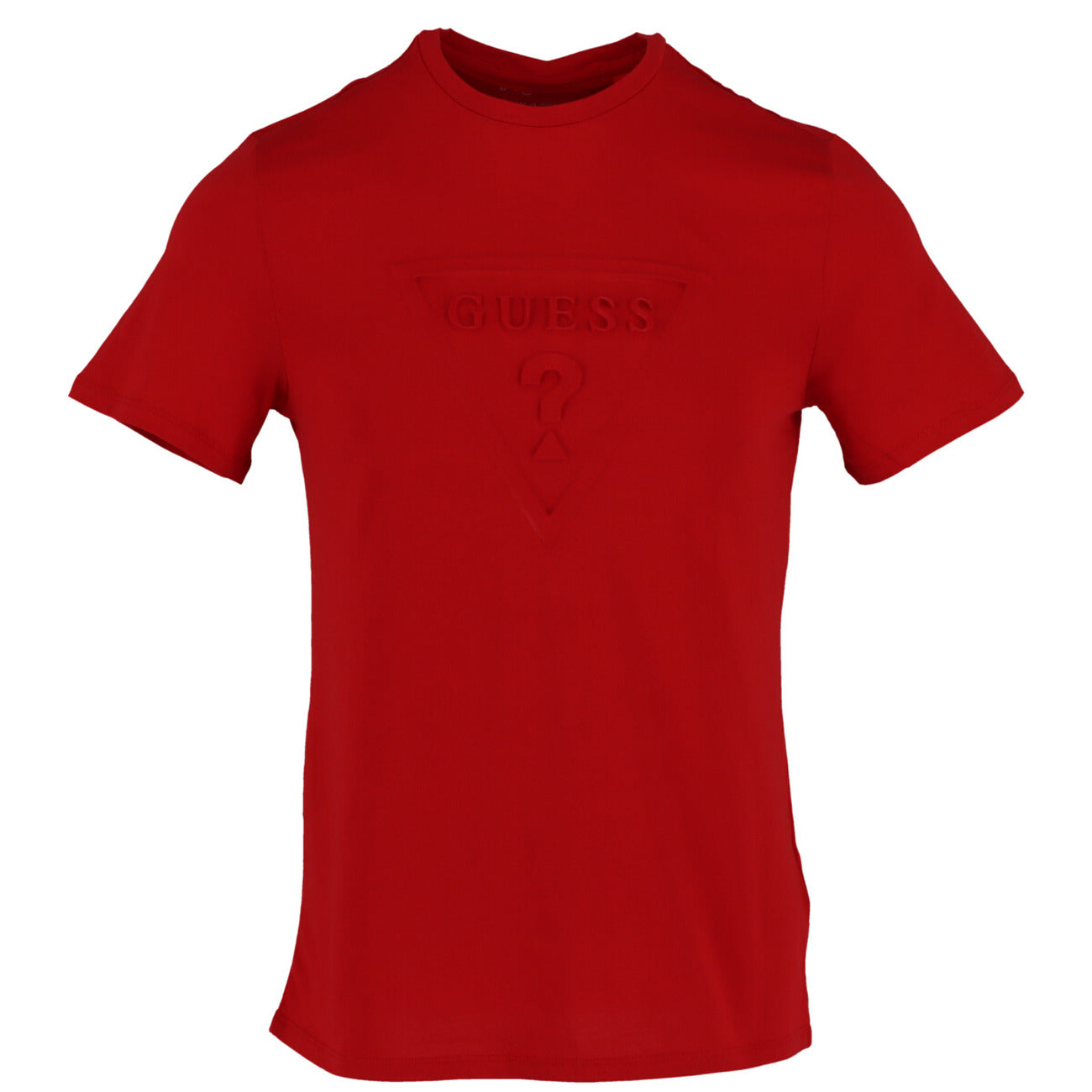 304782 Guess T-Shirt Rosso Cotone Uomo