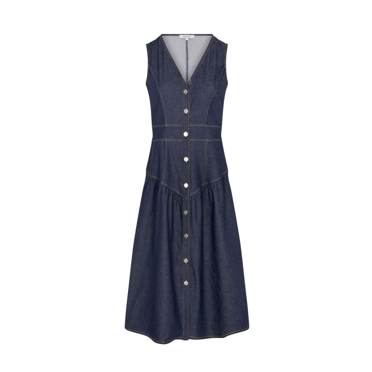 517465 Morgan De Toi Abito Blu Lungo Donna