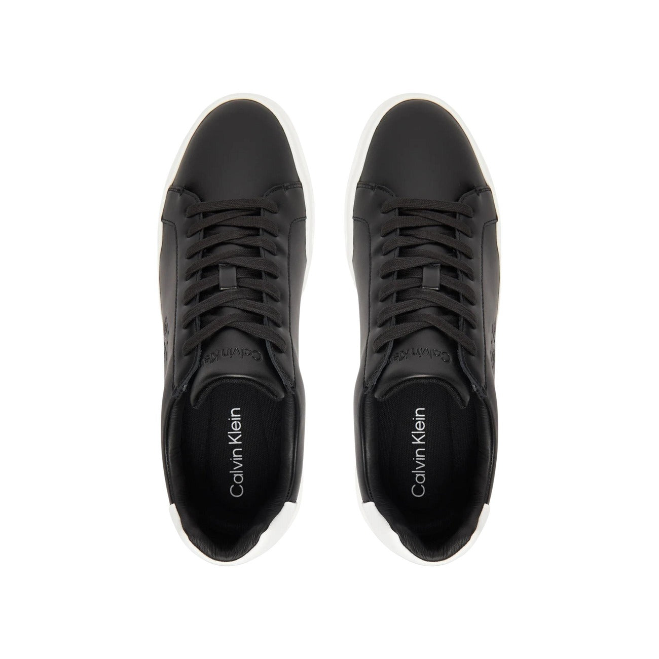 496996 Calvin Klein Jeans Sneakers Nero Pelle Uomo