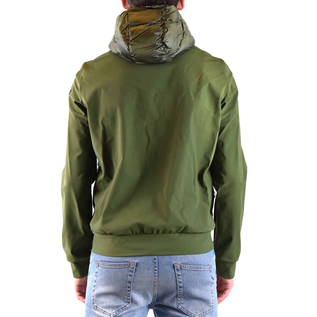 2432928 Rrd Giubbotto Verde Elastan Uomo