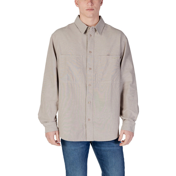 Camicia Beige Uomo