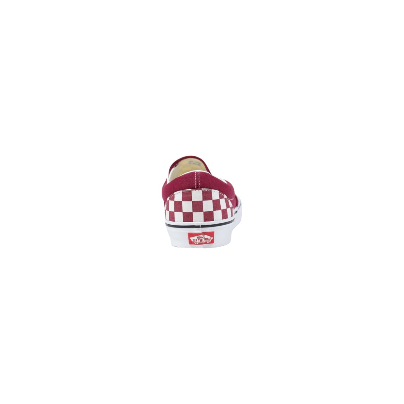 2422665 Vans Scarpe Basse Rosso Tessuto Quadri Uomo