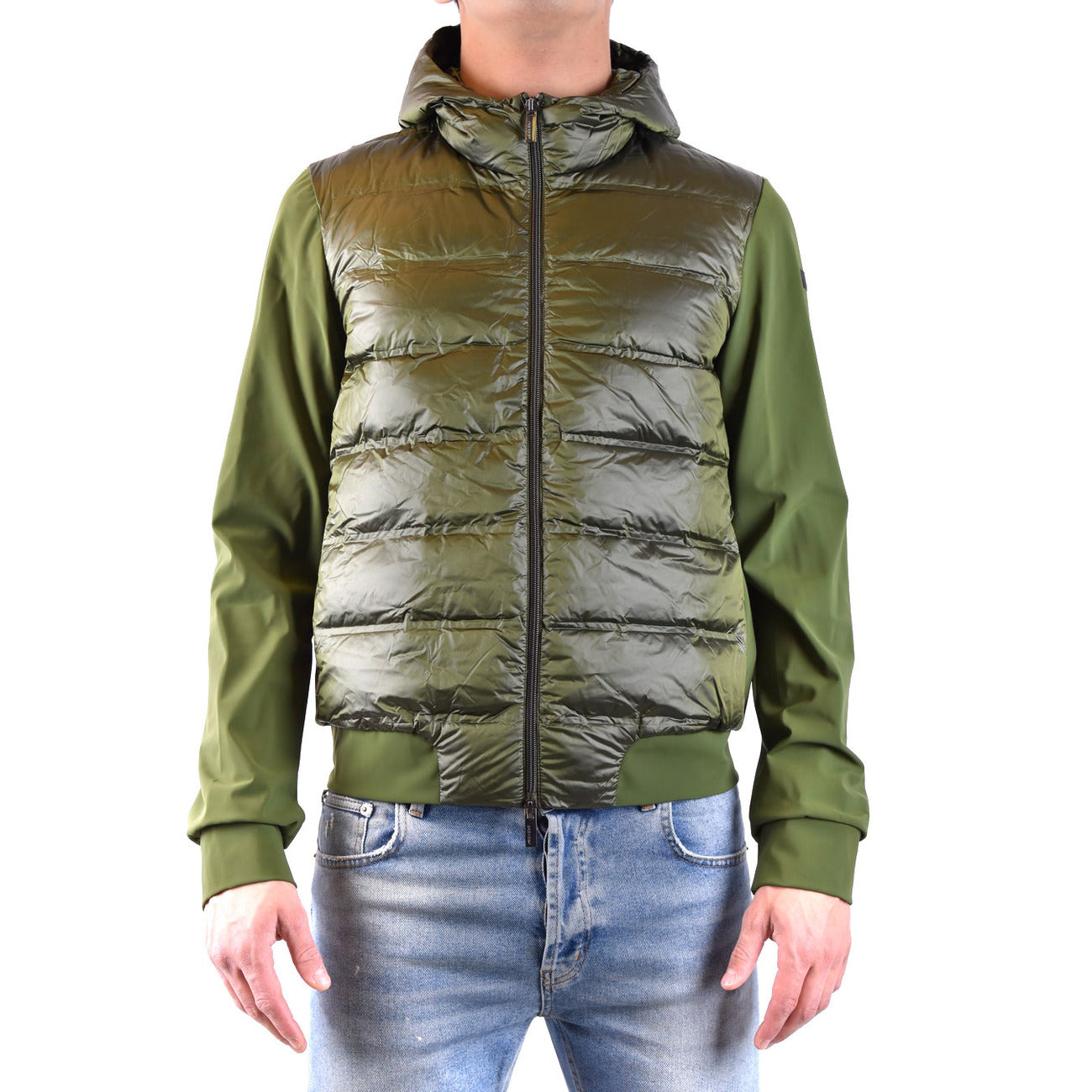 2432928 Rrd Giubbotto Verde Elastan Uomo