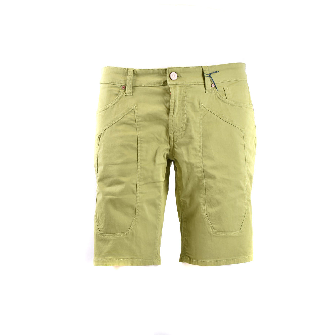 2449203 Jeckerson Bermuda Verde Cotone Uomo