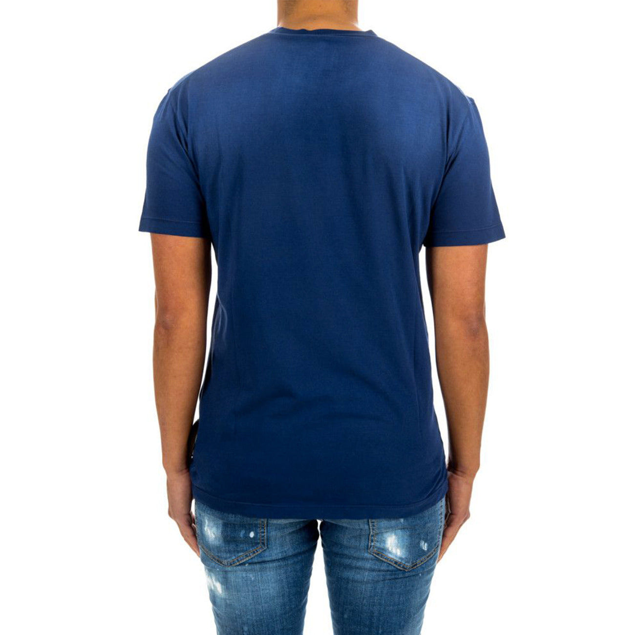 2425038 Dsquared T-Shirt Blu Stampa Uomo