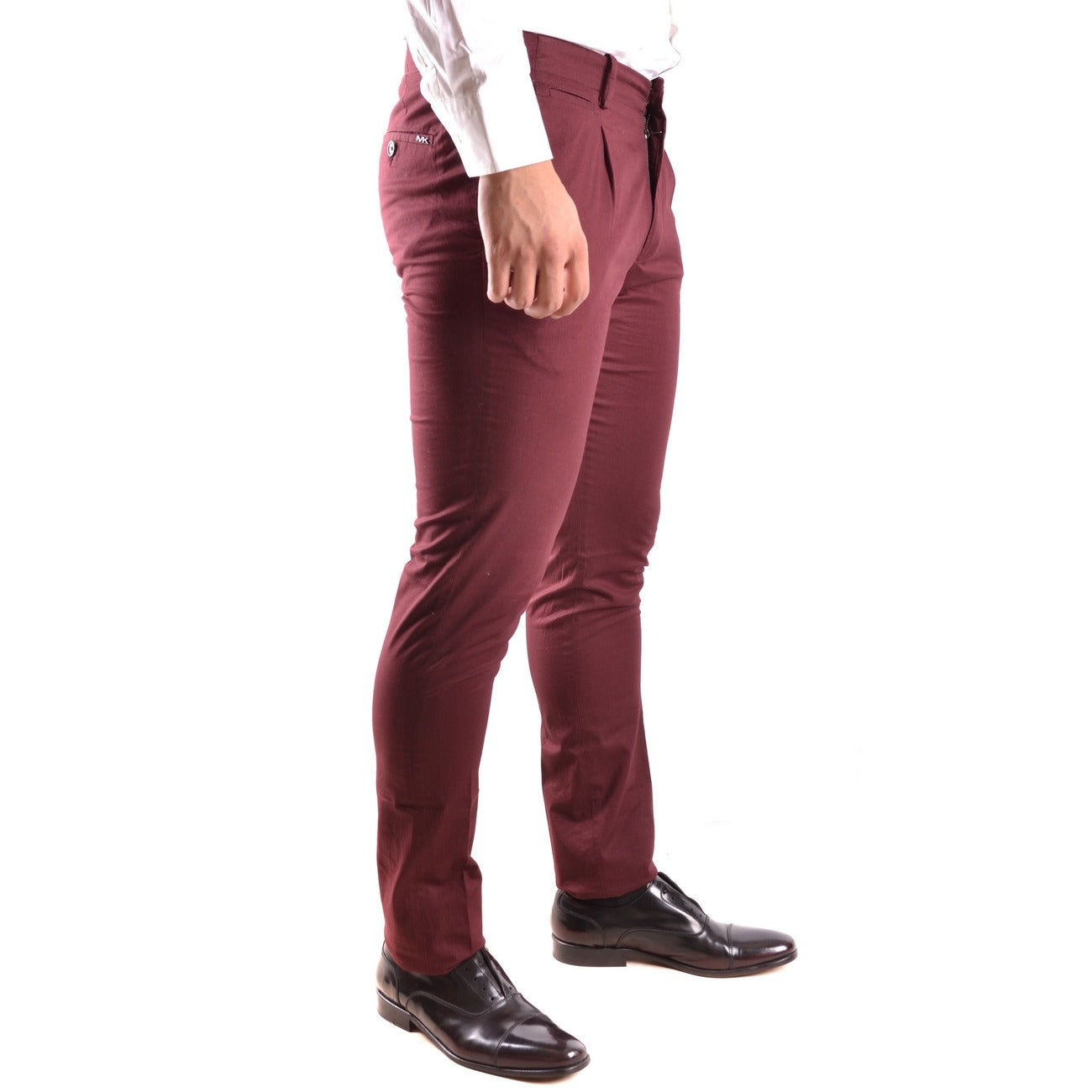 2430858 Michael Kors Pantaloni Bordeaux Cotone Elastan Uomo