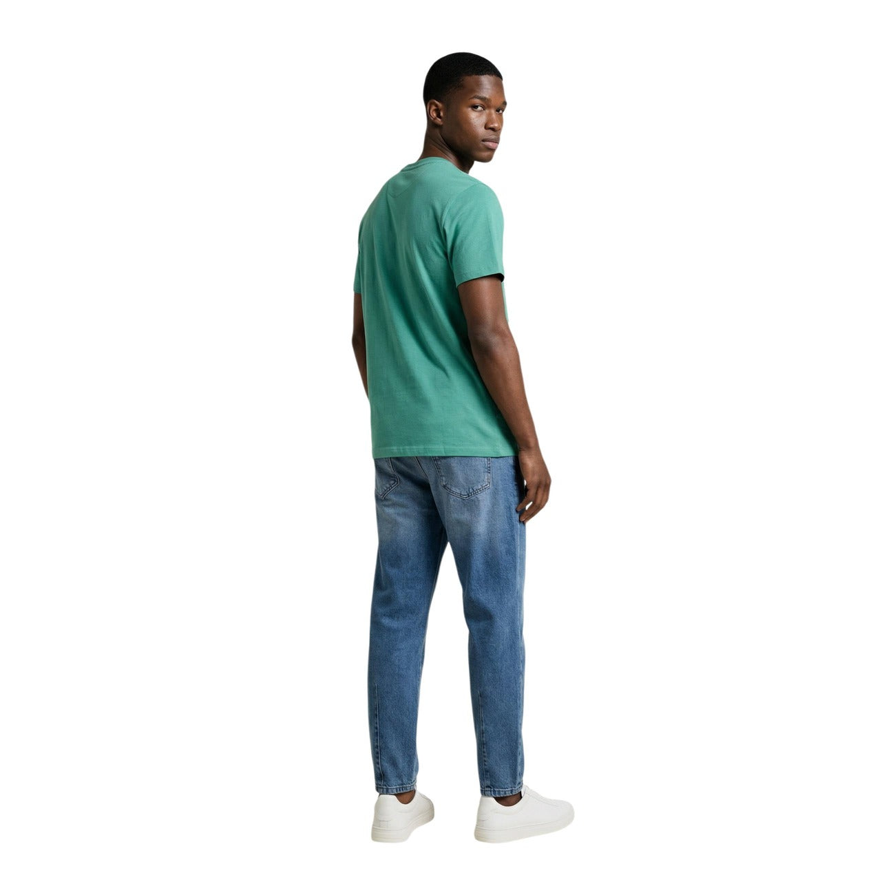 2453318 Tommy Hilfiger Jeans T-Shirt Verde Uomo