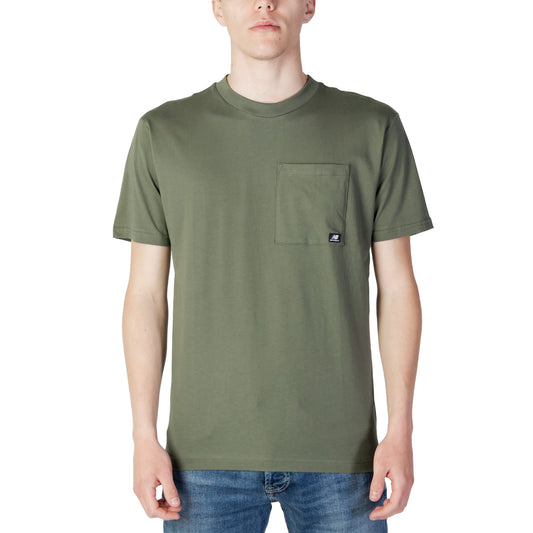 434721 New Balance T-Shirt Verde Uomo