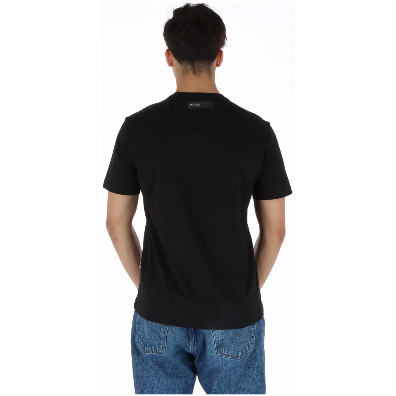 444086 Plein Sport T-Shirt Nero Stampa Uomo