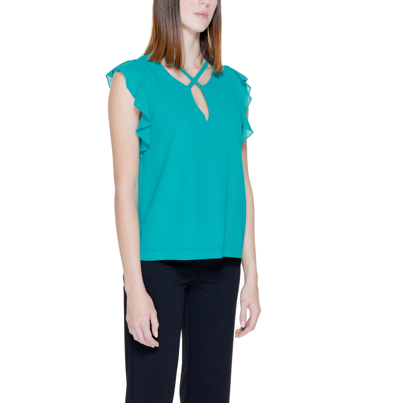477301 Rinascimento Blusa Verde Donna Primavera/Estate