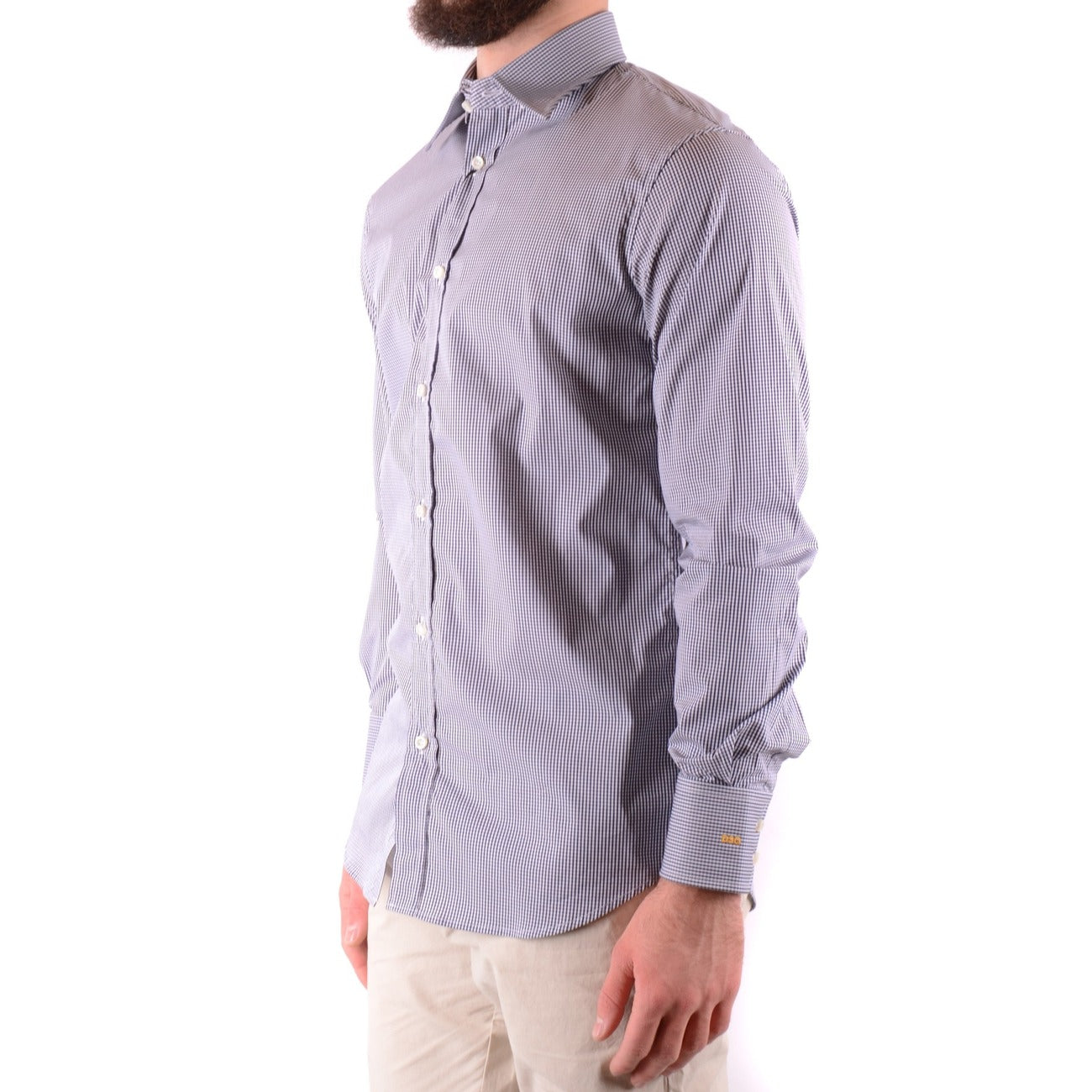 2425186 Dsquared Camicia Multicolore Quadri Cotone Uomo