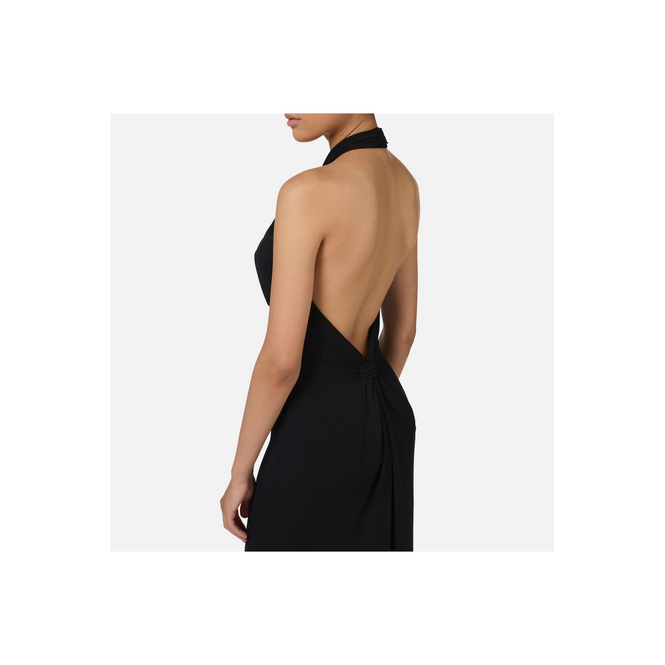487524 Elisabetta Franchi Abito Nero Donna Primavera/Estate