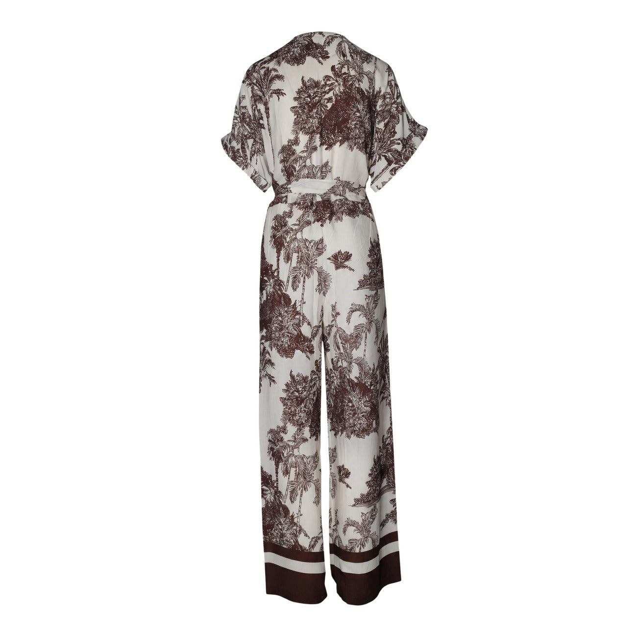 514490 Artigli Tuta Beige Floreale Donna