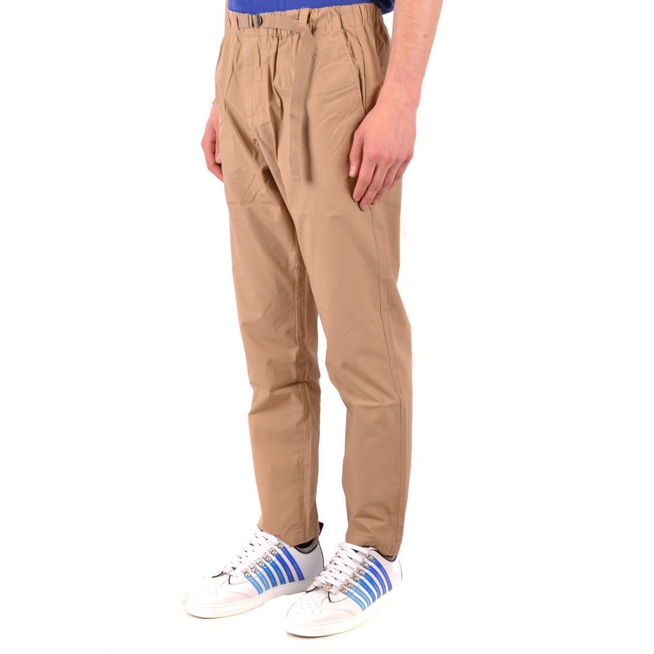 2439906 Woolrich Pantaloni Beige 100% Cotone Uomo