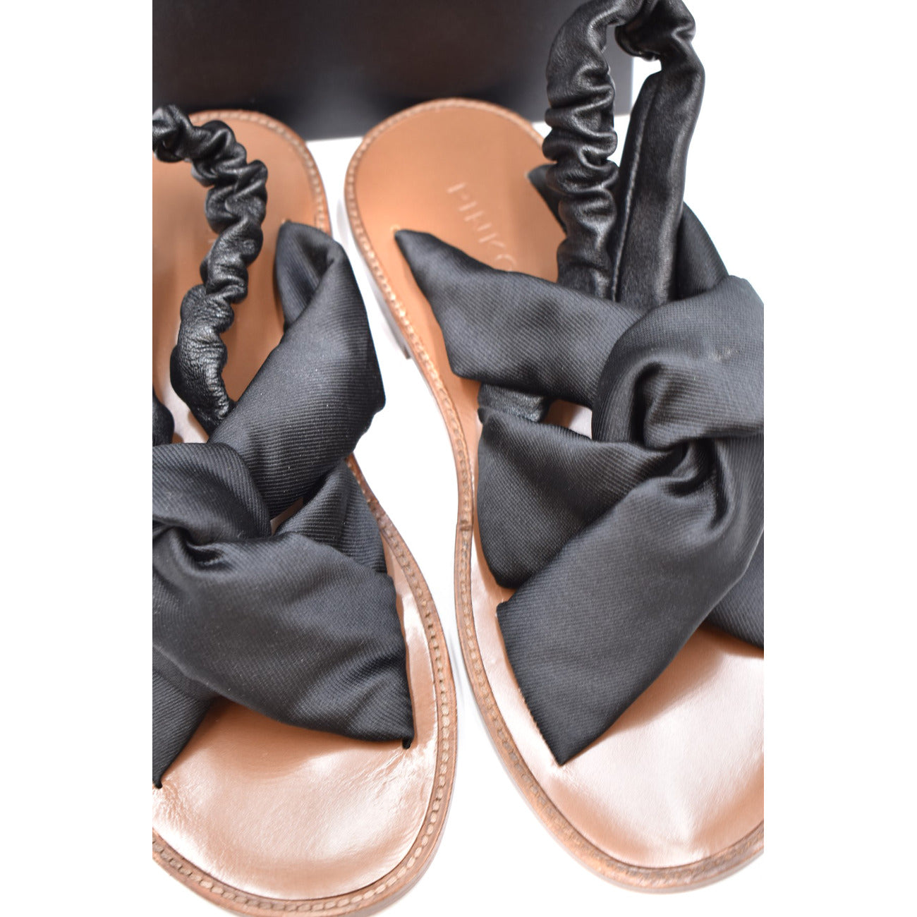 2423384 Pinko Sandali Neri Donna Pelle 50% Nylon 50%