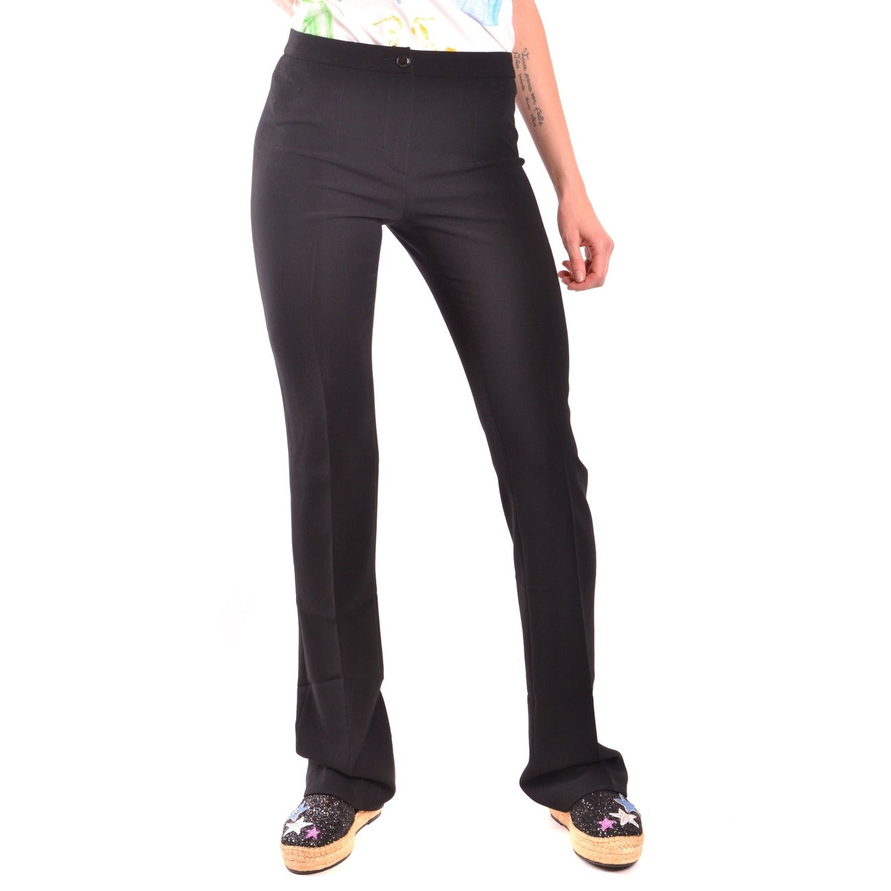 487172 Moschino Pantaloni Nero Donna