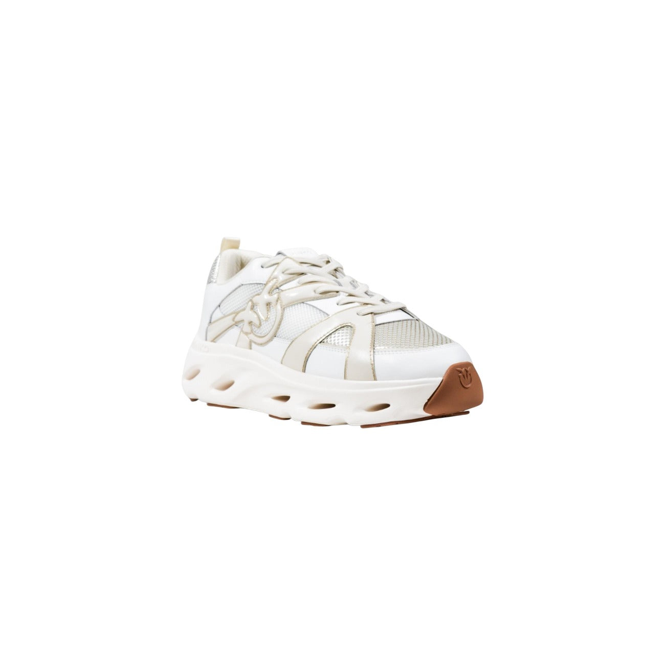 2434794 Pinko Sneakers Bianche Donna Pelle 66% Poliestere 34%