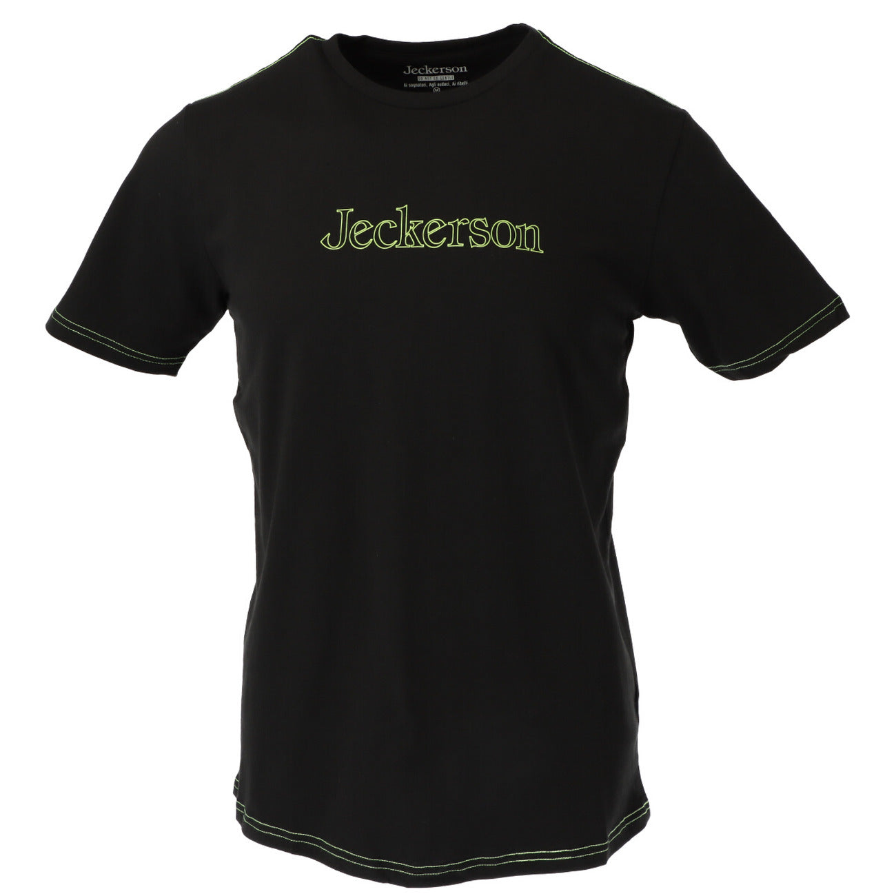 362860 Jeckerson T-Shirt Nero Stampa Slim Uomo