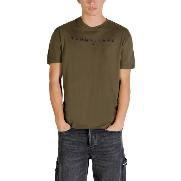 T-shirt Verde Oliva Cotone Organico Uomo