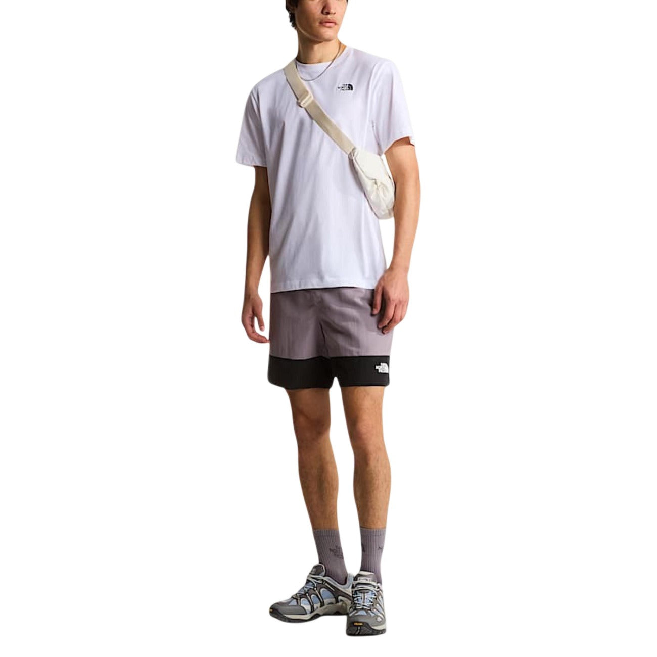 2450749 The North Face T-Shirt Bianca Cotone Poliestere Uomo