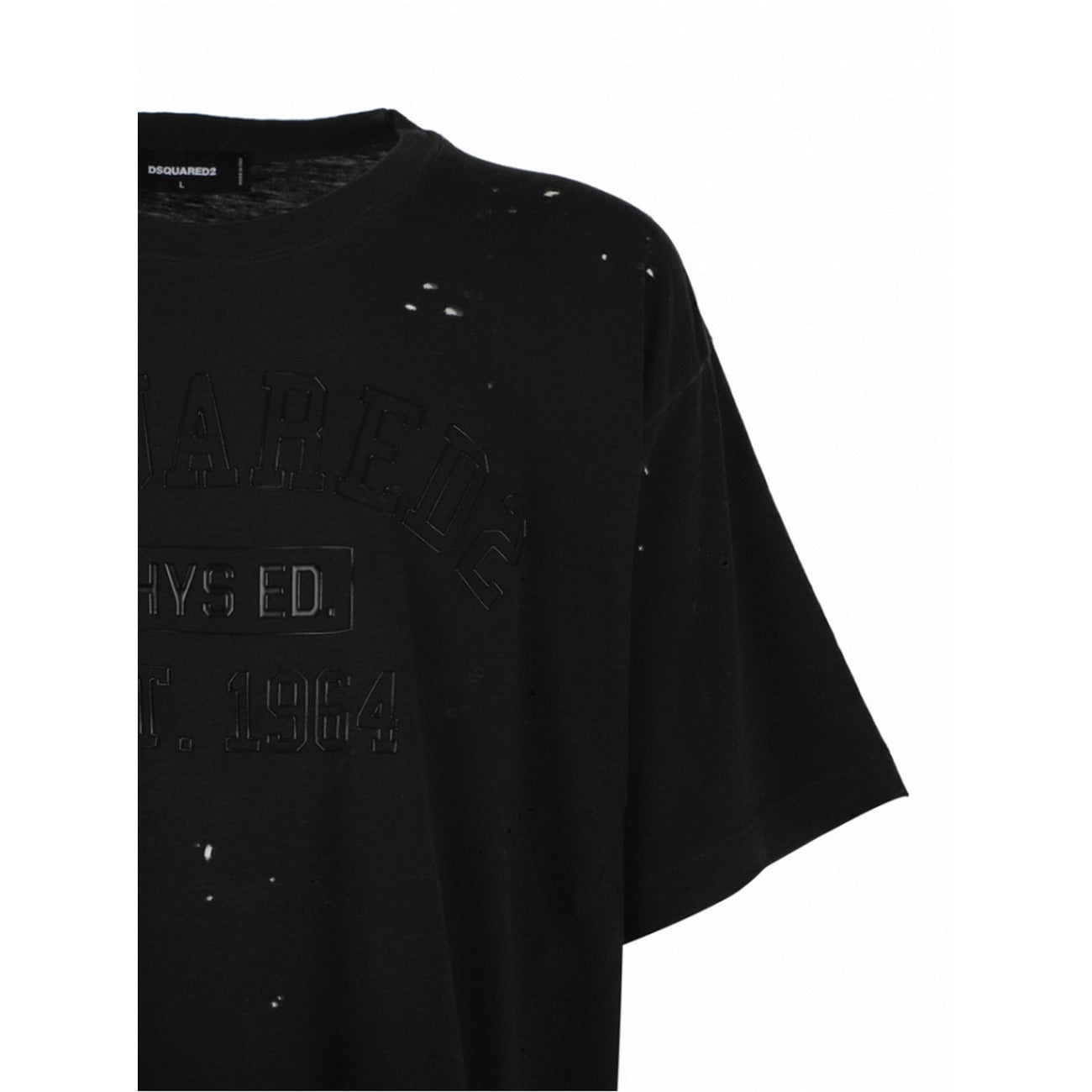 2424466 Dsquared T-Shirt Grigia Stampa Uomo