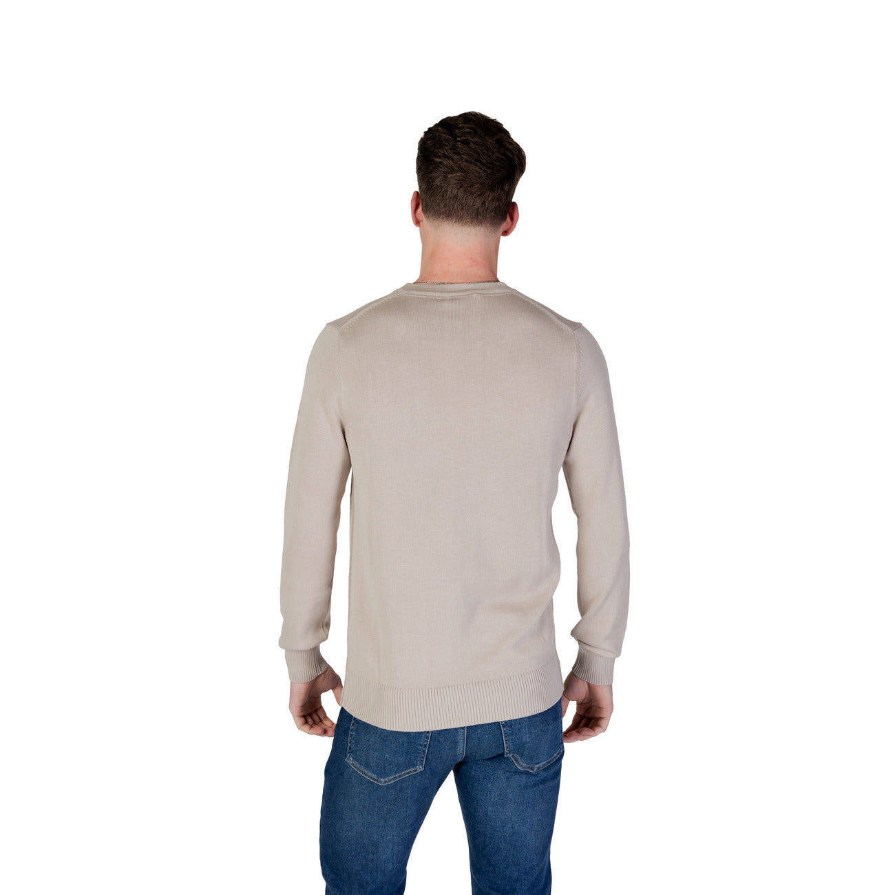 2408232 Calvin Klein Jeans Maglia Beige Cotone Organico Uomo