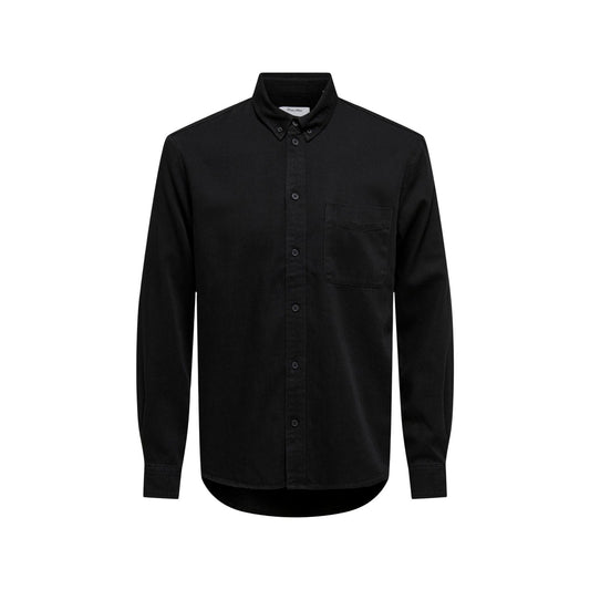 2454659 Only & Sons Camicia Nero Uomo