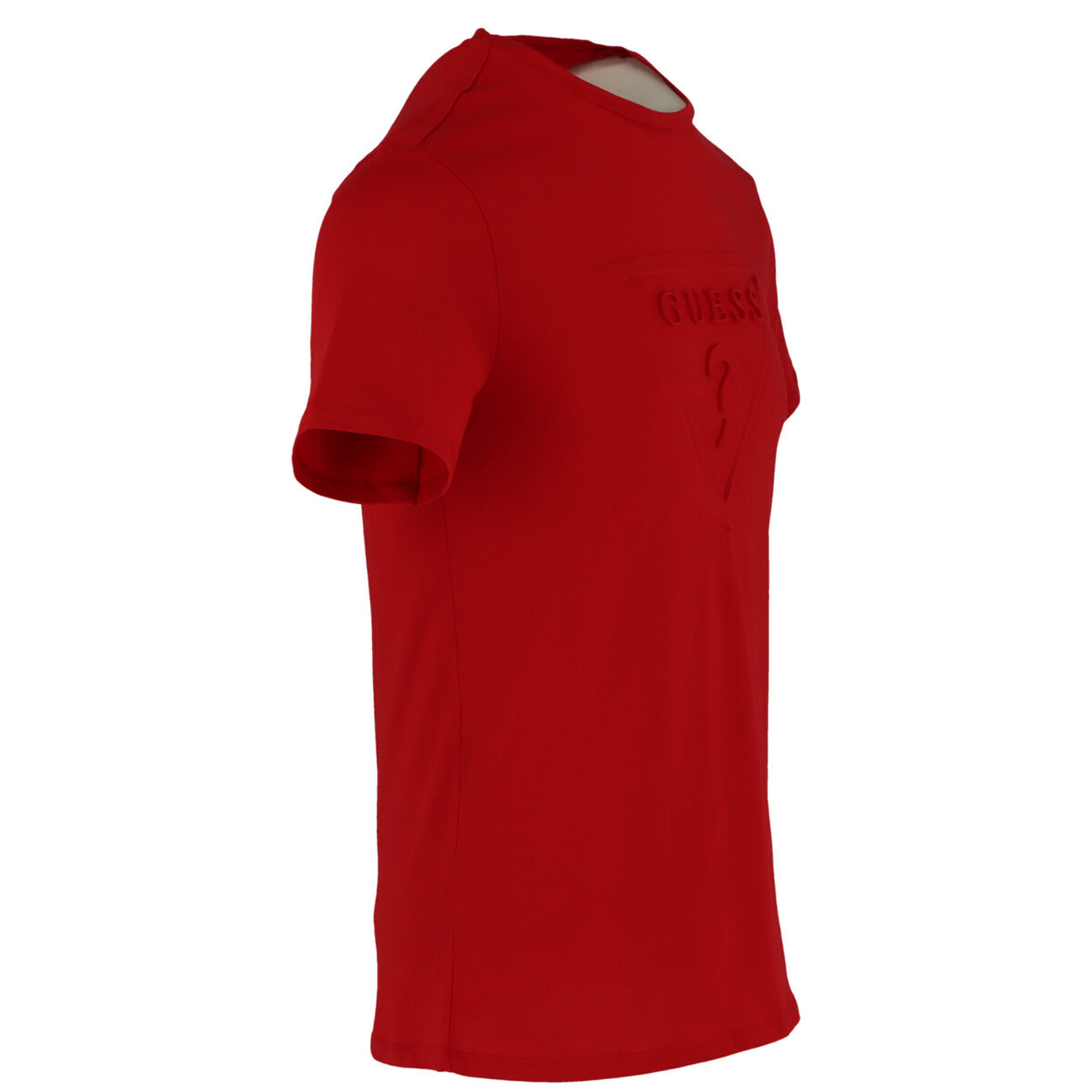 304782 Guess T-Shirt Rosso Cotone Uomo
