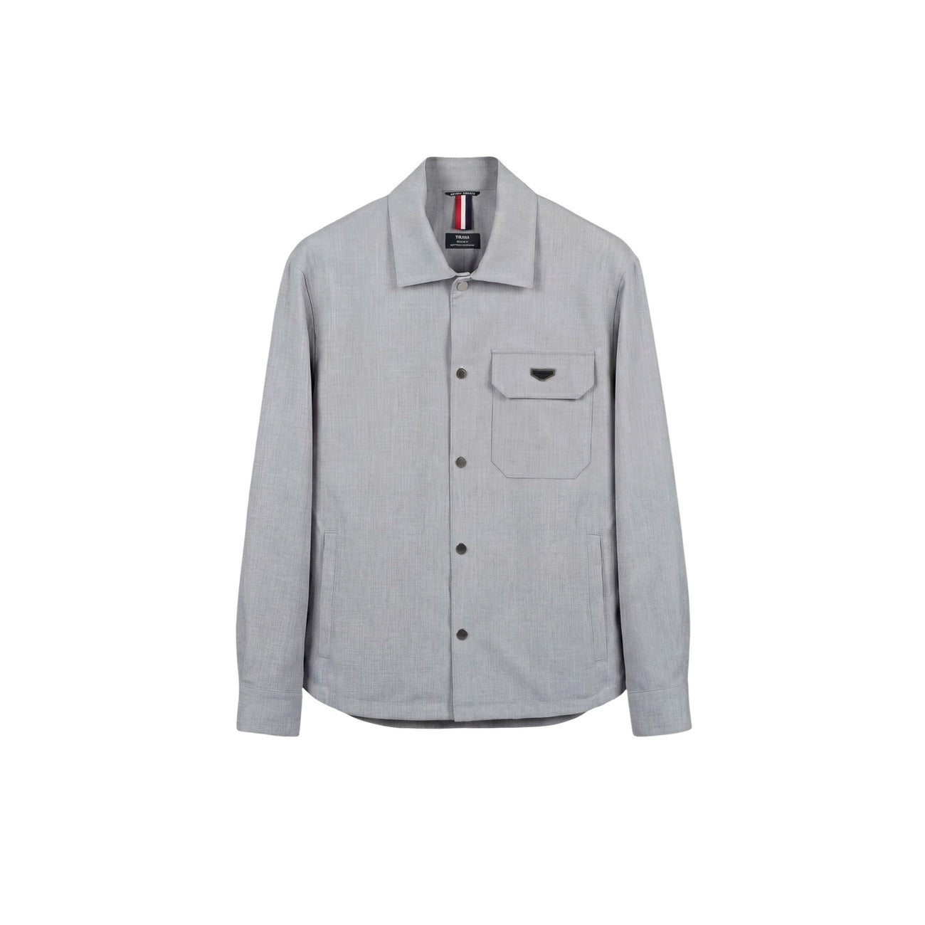 2452939 Antony Morato Camicia Grigia Misto Poliestere Uomo