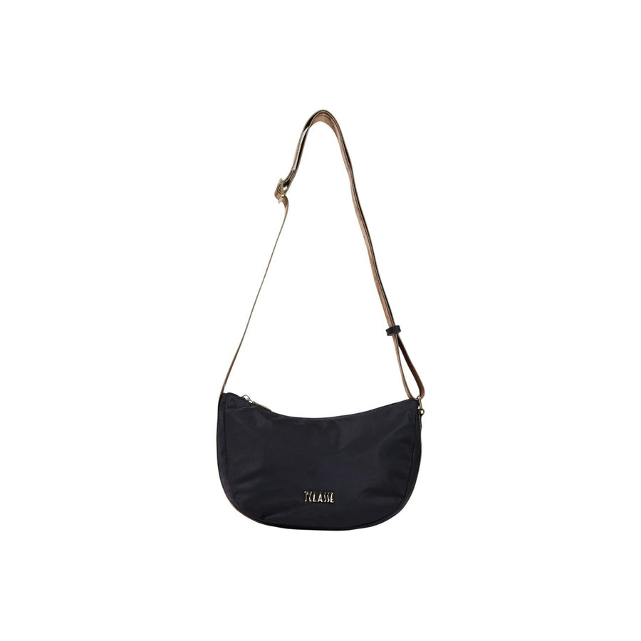 Alviero Martini 1A Classe Geo Nylon Borsa a Tracolla Mezzaluna Nero