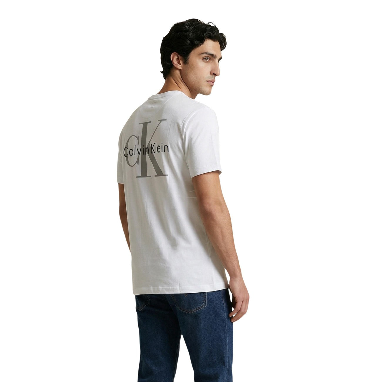 2453403 Calvin Klein Jeans T-Shirt Bianco Uomo