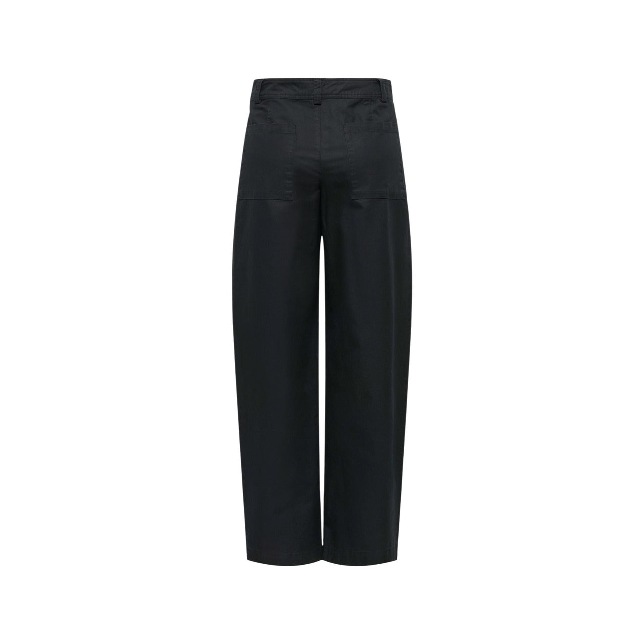 2455006 Jacqueline De Yong Pantaloni Neri Cotone Tasche Donna