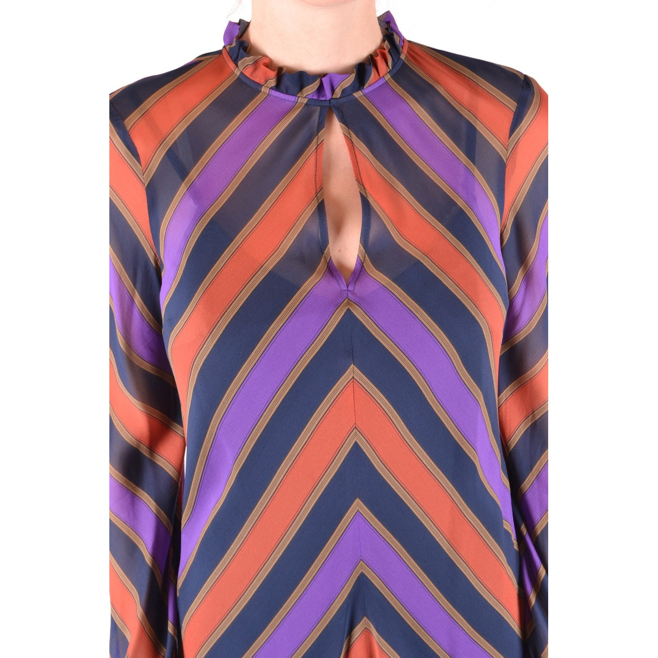 487479 Twinset Simona Barbieri Abito Multicolore Donna