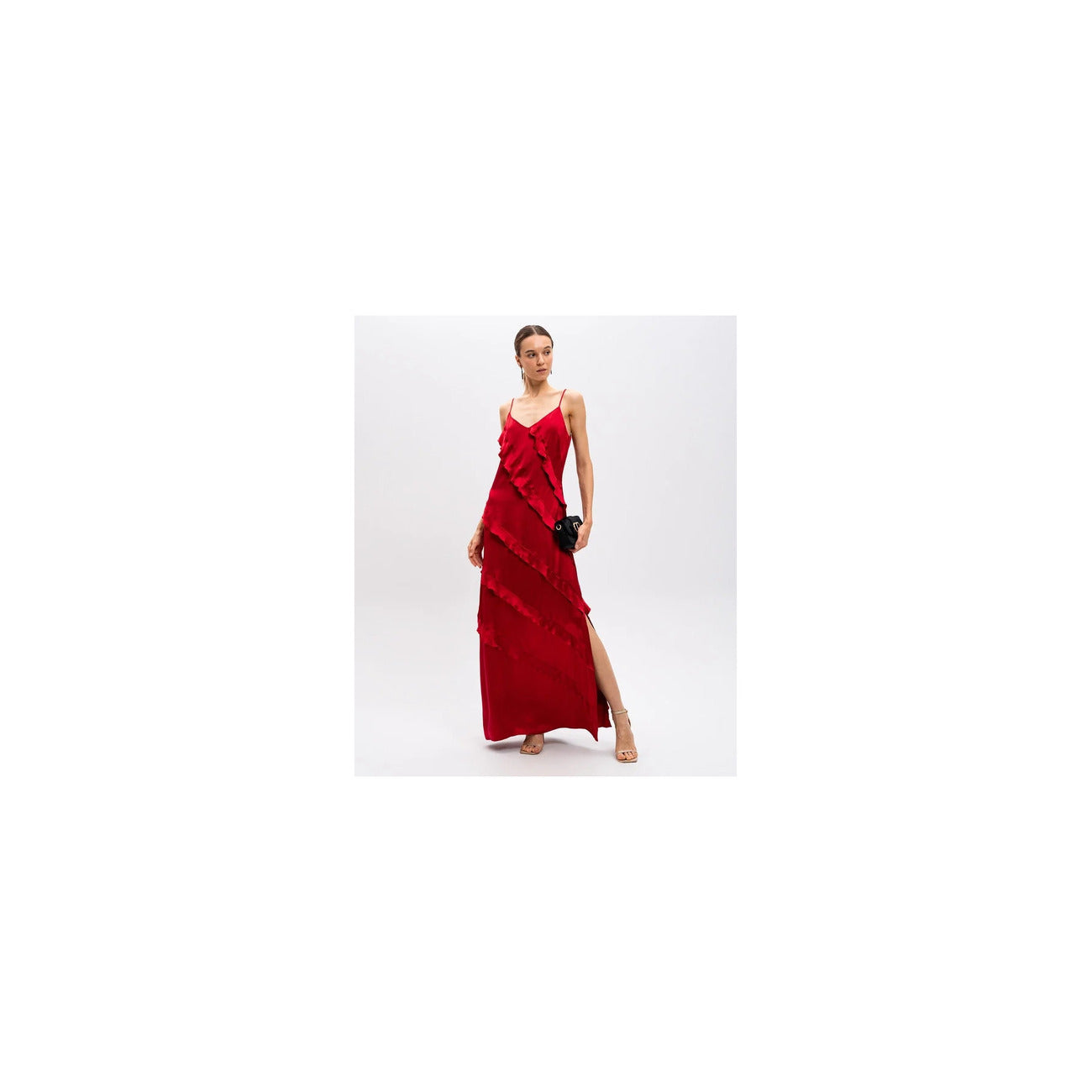 489548 Twinset Abito Rosso Donna Primavera/Estate