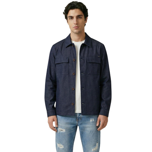 2455699 Gianni Lupo Camicia Blu Uomo