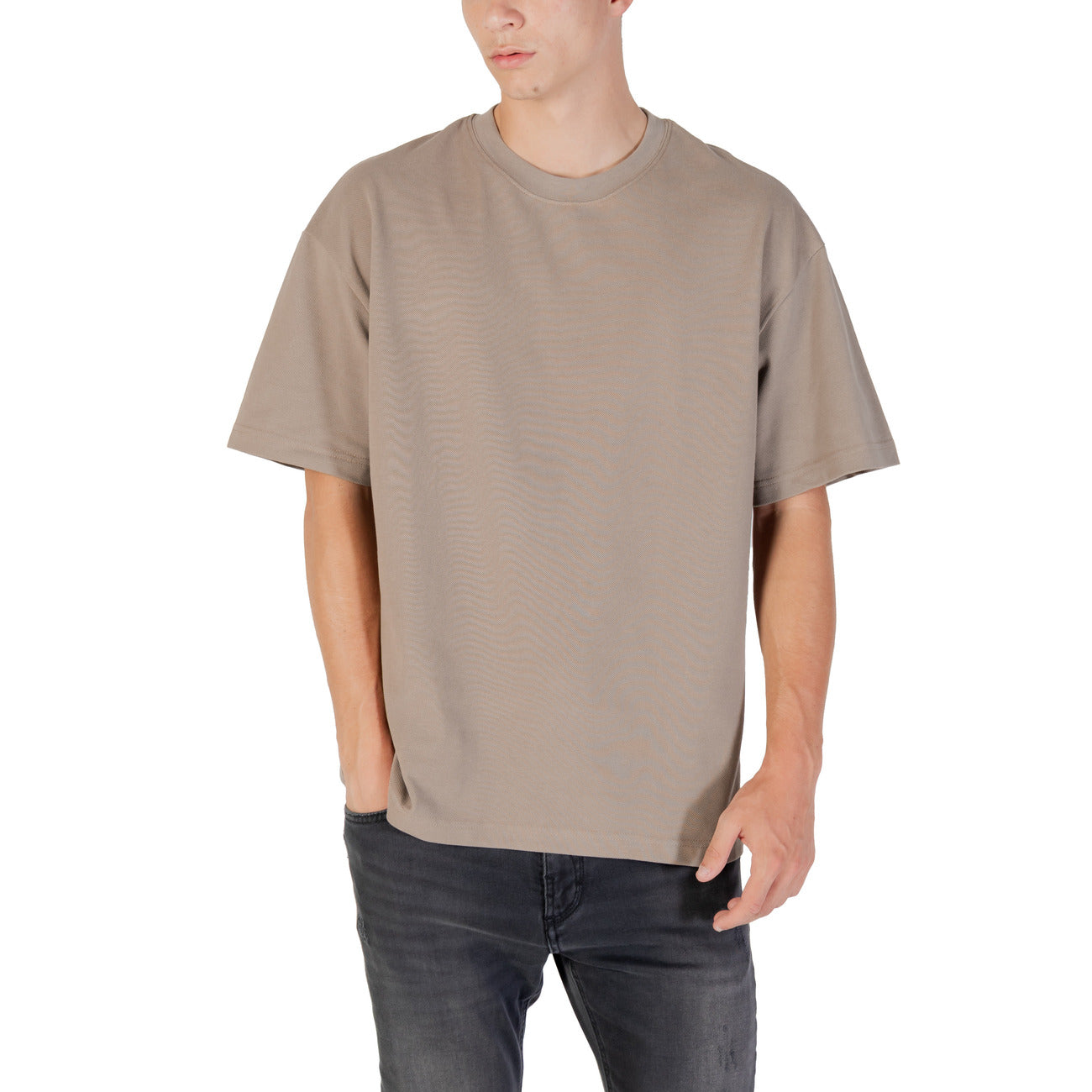2429251 Gianni Lupo T-Shirt Beige Uomo