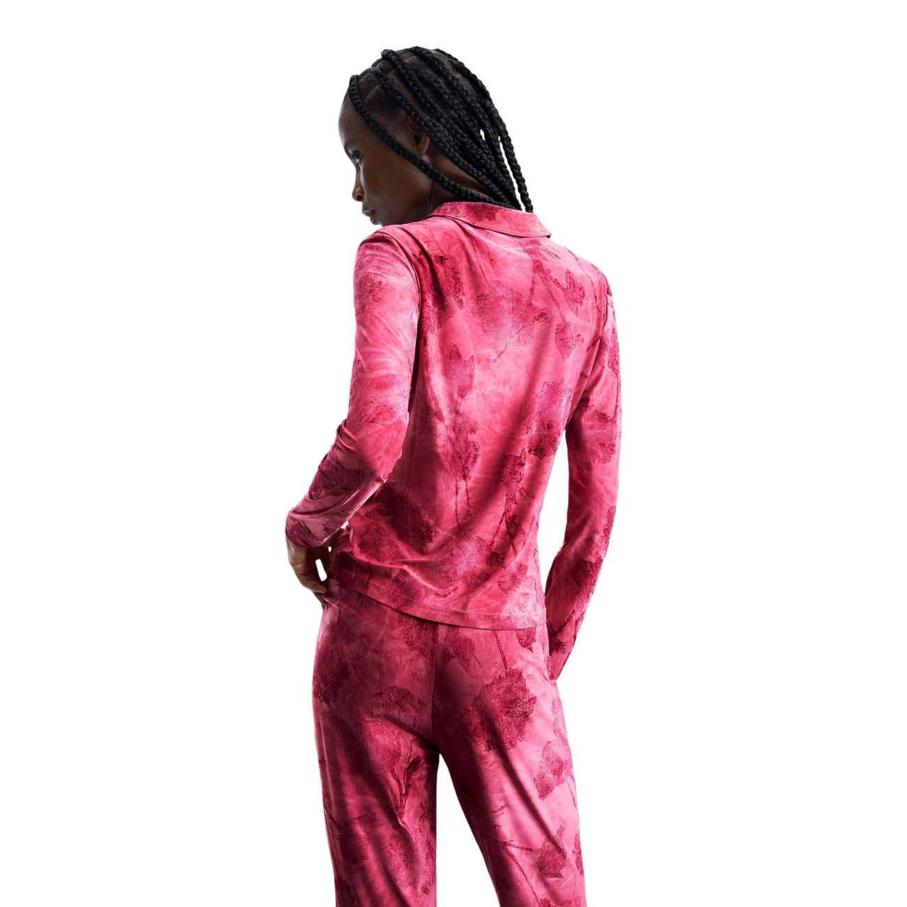 516579 Desigual Camicia Fuxia Donna