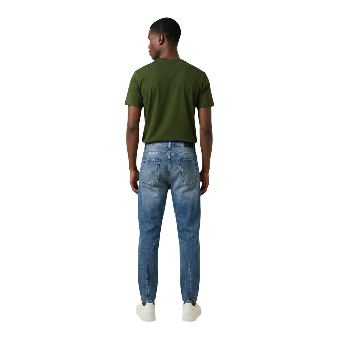 2451801 Calvin Klein Jeans T-Shirt Verde 100% Cotone Uomo
