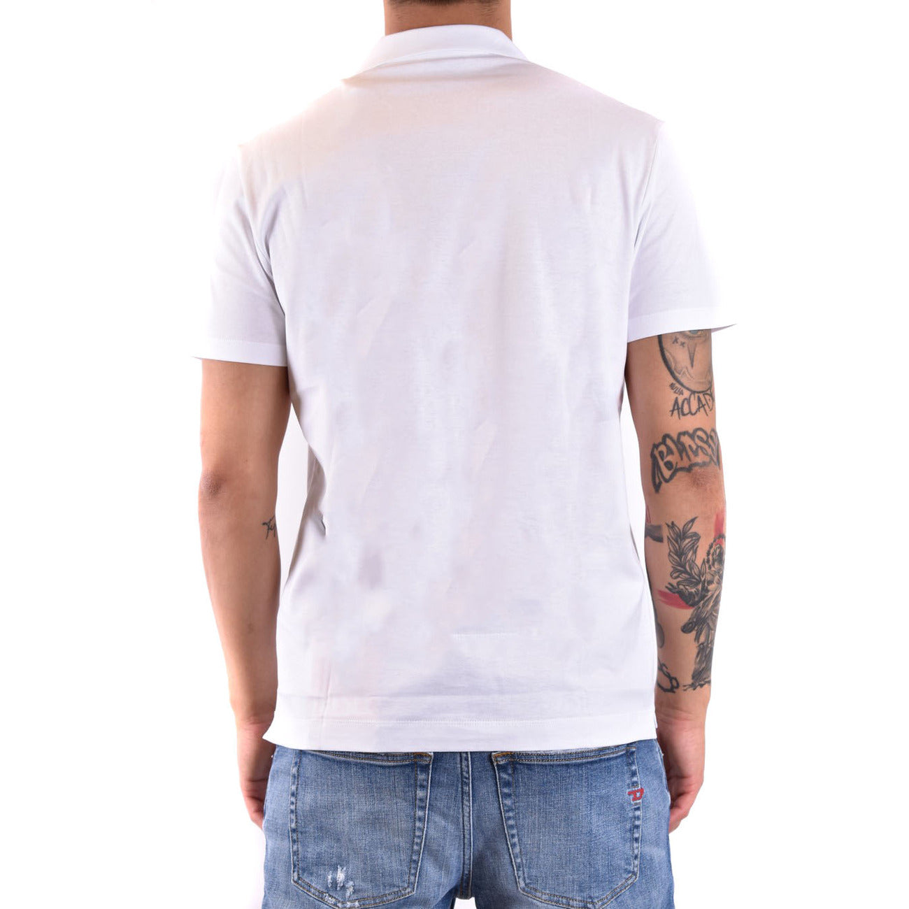 2429389 Dondup Polo Bianco Uomo