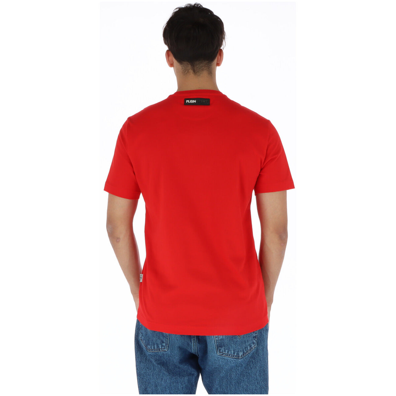 443870 Plein Sport T-Shirt Rosso Stampa Uomo