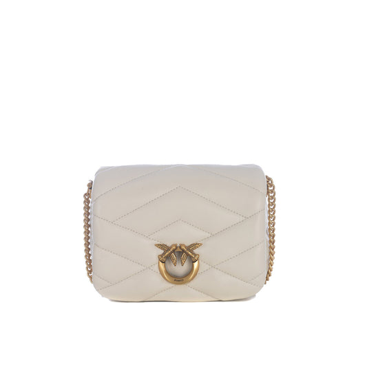 2444051 Pinko Borsa a Tracolla Bianca Donna