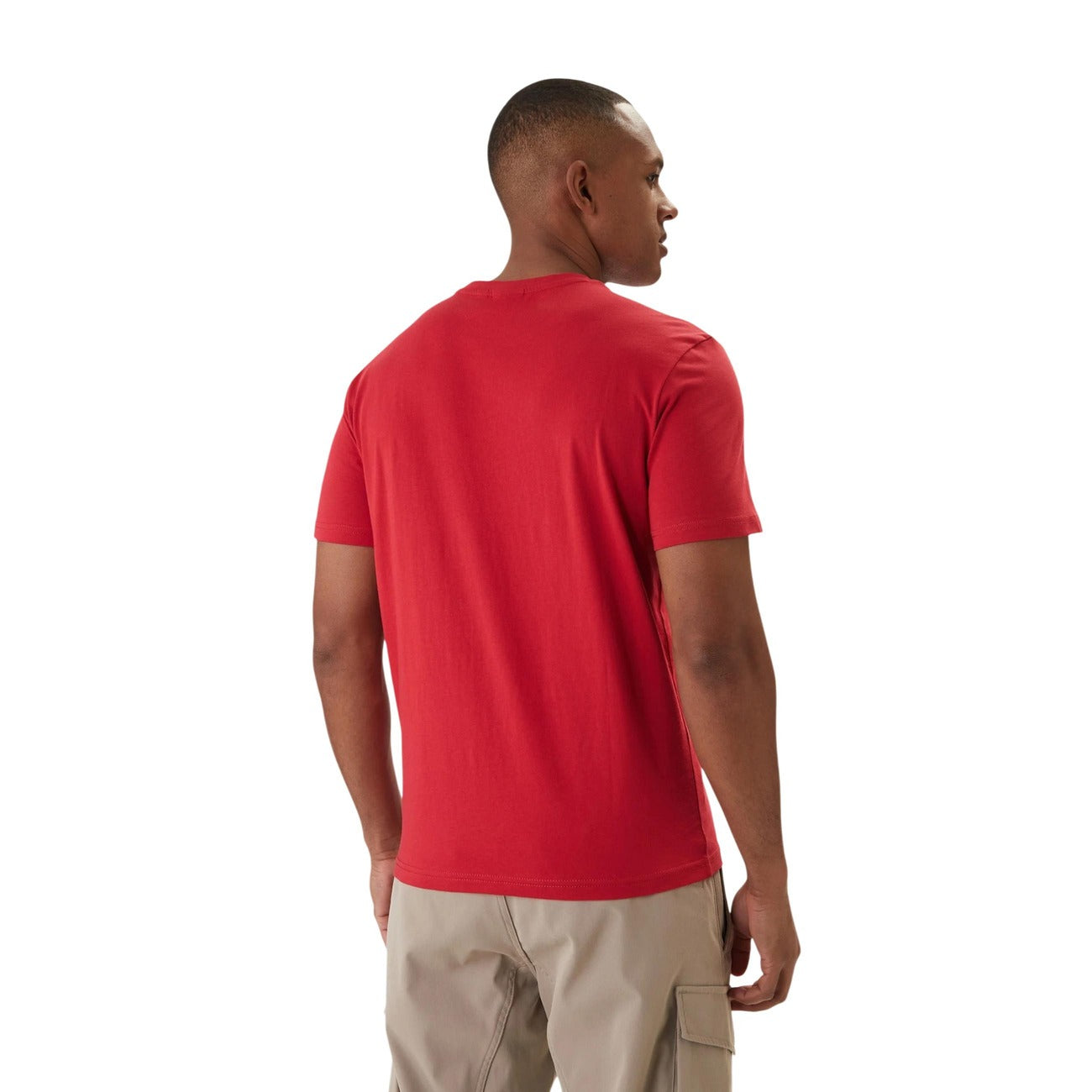 2458185 Napapijri T-Shirt Rosso Uomo