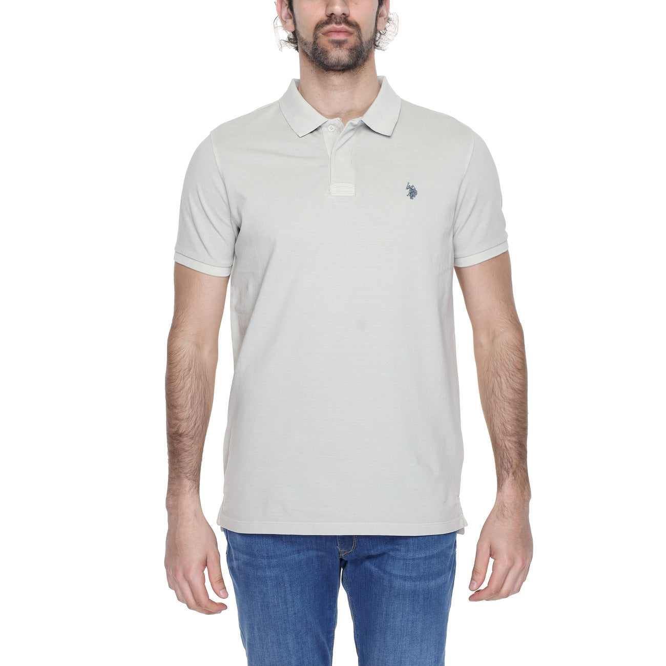 2218504 U.S. Polo Assn. Polo Beige Uomo