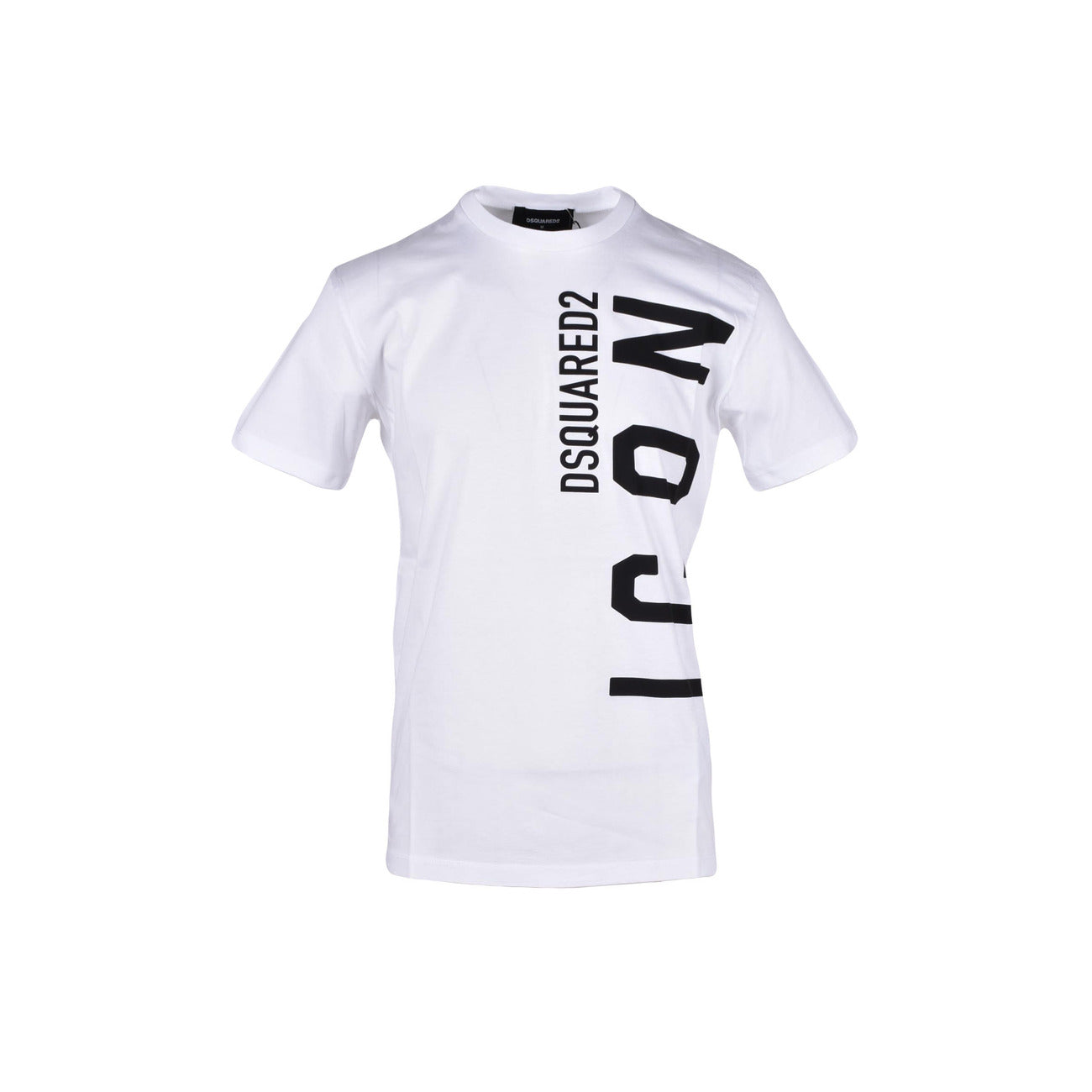415796 Dsquared T-Shirt Bianco Stampa Uomo